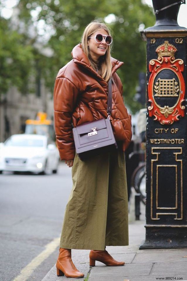 How to wear the down jacket without looking like Bibendum? 