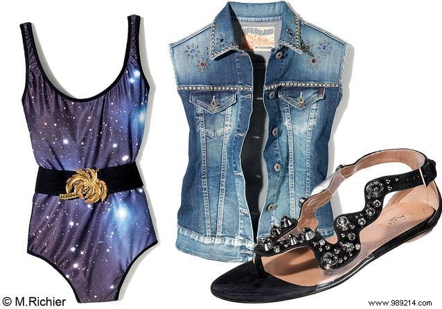 Instructions:dress up your swimsuit! 