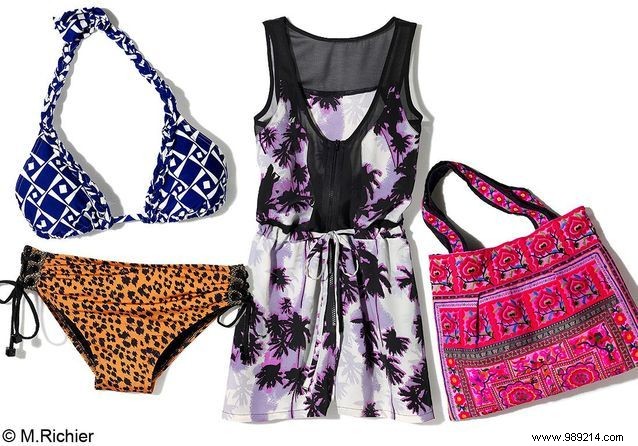 Instructions:dress up your swimsuit! 