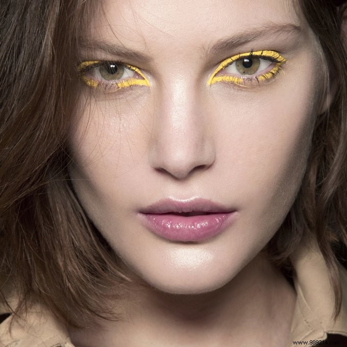 “Bird of paradise” inspired summer makeup 