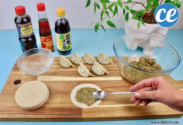 Easy And Fast:The Delicious Recipe for GYOZAS, the Famous Japanese Dumplings. 