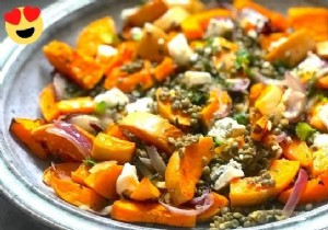 Roasted Butternut Squash with Lentils &Gorgonzola:An Easy &Delicious Recipe. 