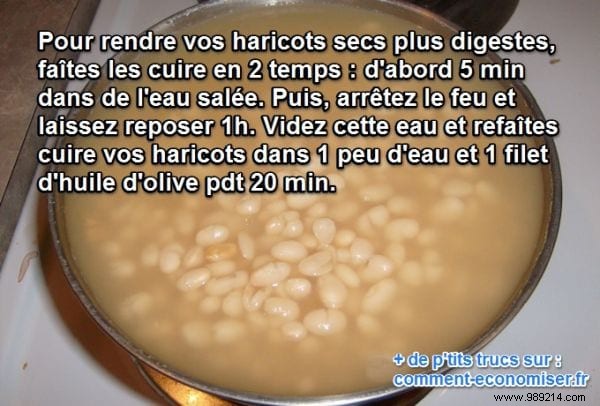 The Tip To Make Dried Beans More Digestible. 