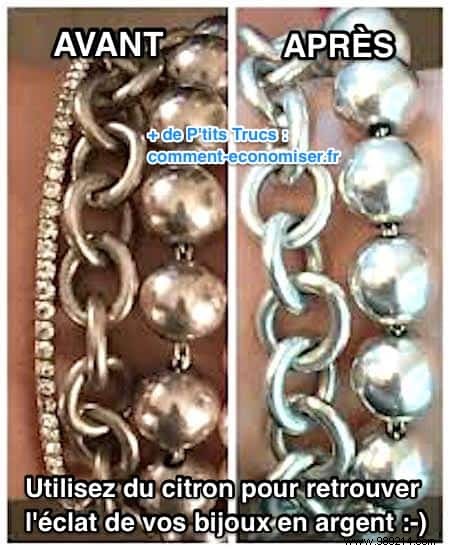 Blackened Silver Jewelry? Use Lemon To Restore Their Glow. 