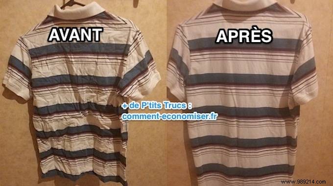 The QUICK Tip To Iron a Shirt WITHOUT an Iron. 