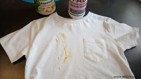 The Miraculous Trick To Remove A Mayonnaise Stain From Clothes. 