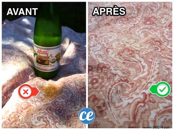 Lemon + Sun =The Best Stain Remover in the World. 
