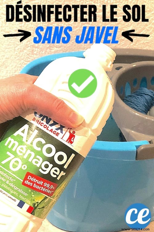 How to Clean and Disinfect the Floor WITHOUT BLEACH. 