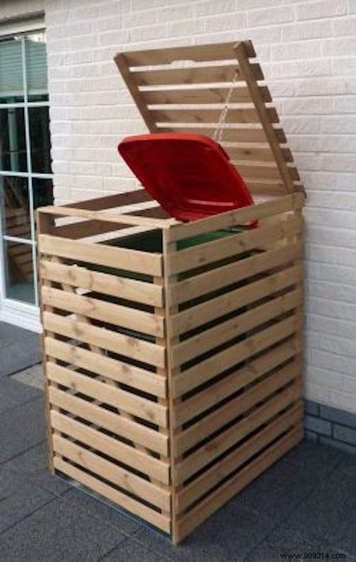 28 Ways to Hide Your Outdoor Trash (And Beautify Your Home). 