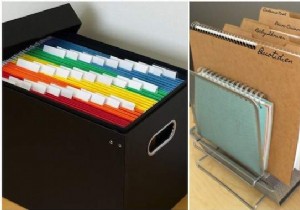 13 Great Ideas To Store Your Important Papers (And Find Them Easily). 
