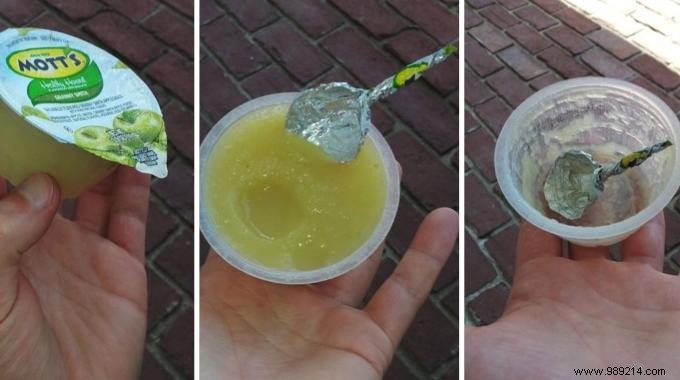 No Spoon To Eat Your Compote? Discover an Ingenious Tip. 
