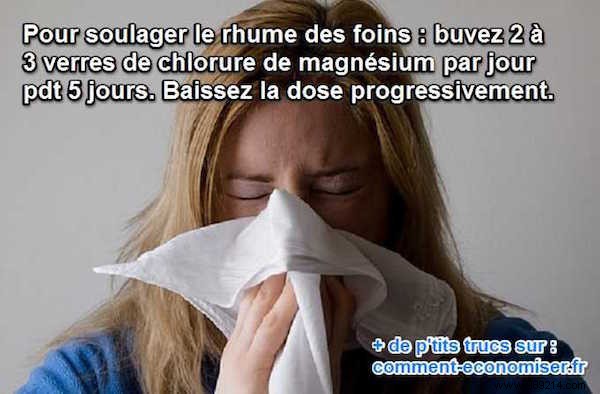 Finally a natural treatment against hay fever. 