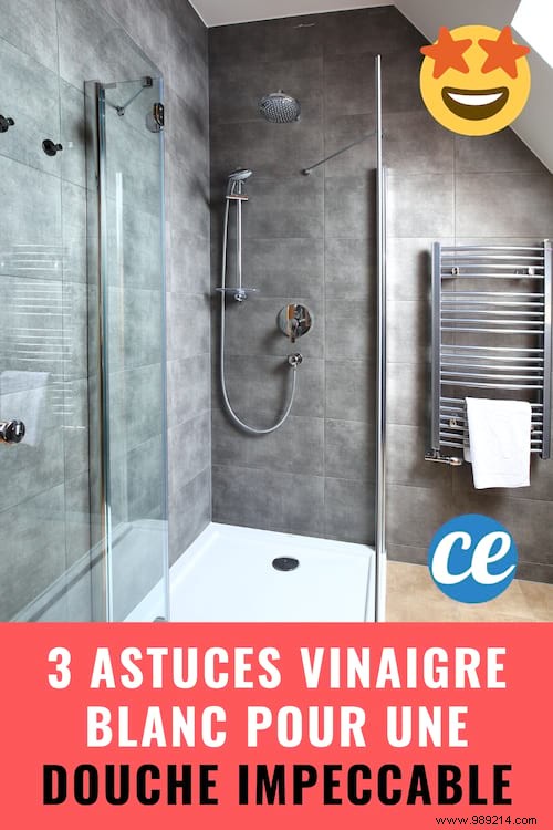 3 White Vinegar Tips For An Always Impeccable Shower Without Effort! 