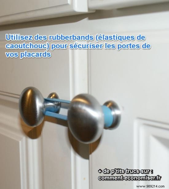 Simple Child Safety for Closet Doors. 