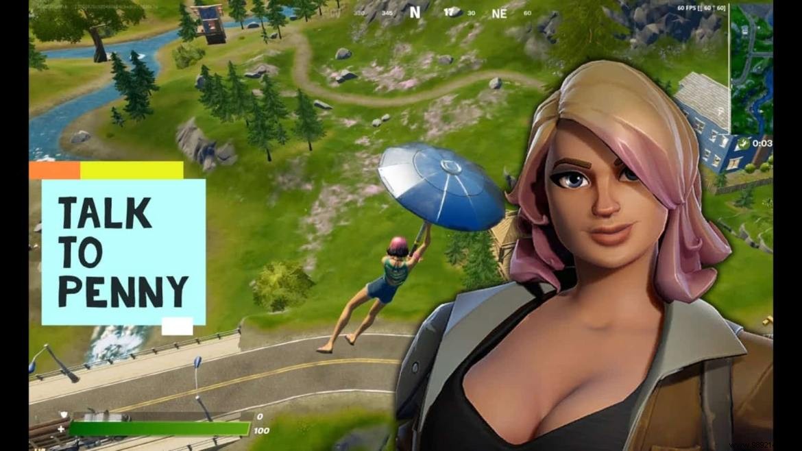 Fortnite Talk to Penny Build Passion Questline Challenges:Season 8 Location Guide 