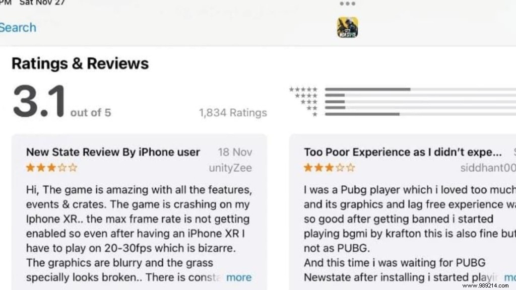 PUBG New State crosses 40 million downloads, Google Play Store and App Store ratings remain low 