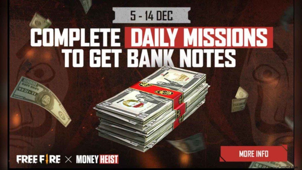 How to get Team Heist sports car in Free Fire? 