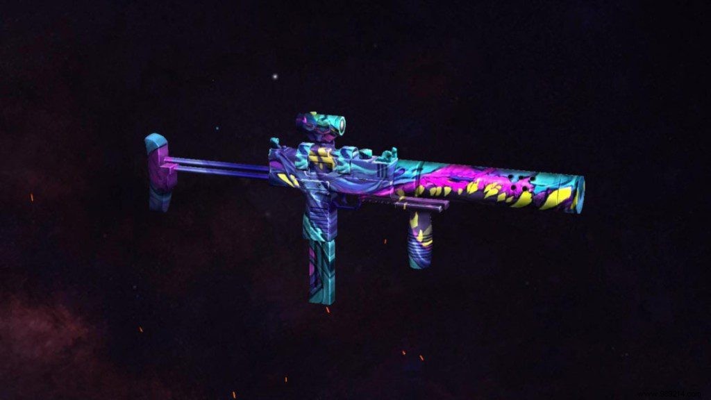 How to get the MAC10 Cyan Fear in Free Fire? 