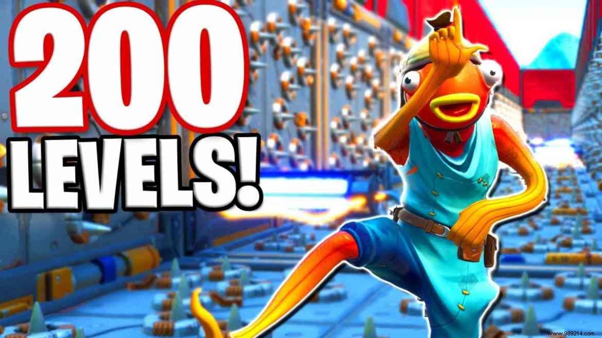 Fortnite 200 Level Easy Deathrun Creative Map in 2022 Code and How to Play 