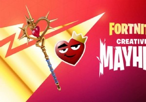How to earn the Mace of Hearts Pickaxe in Fortnite Creative Mayhem 