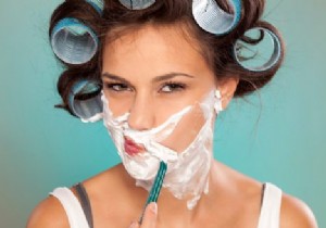 Do we age more beautiful by shaving? 