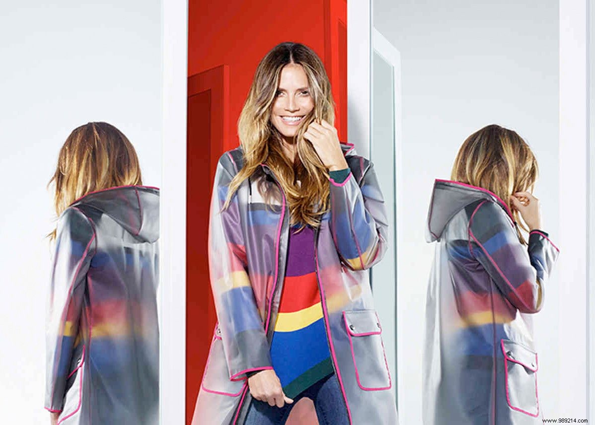 Must-have:hip through the rain with this raincoat by Heidi Klum for Lidl 