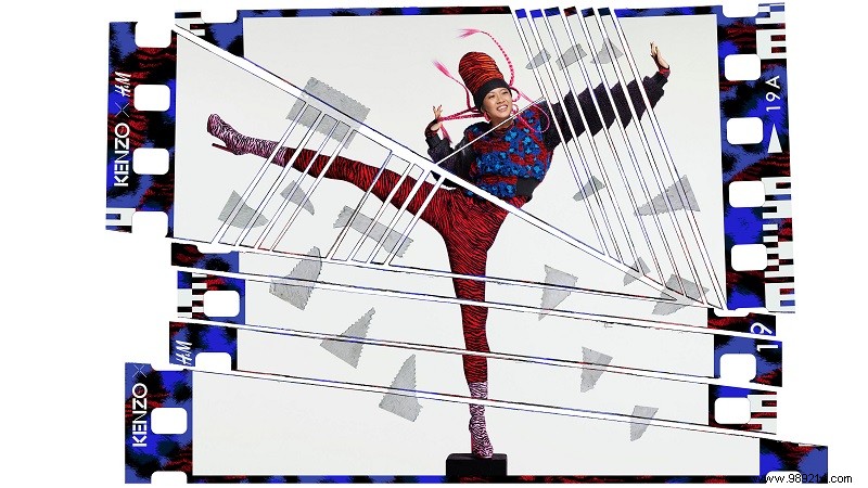 First campaign images Kenzo x H&M 