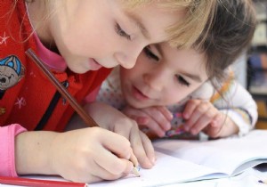 The learning of a new language by a child 