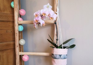 DIY fabric pot cover without a sewing machine? 