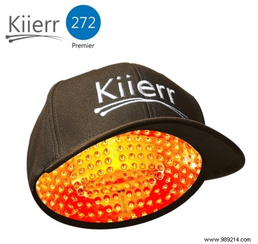 This cap with lasers helps hair regrowth! 