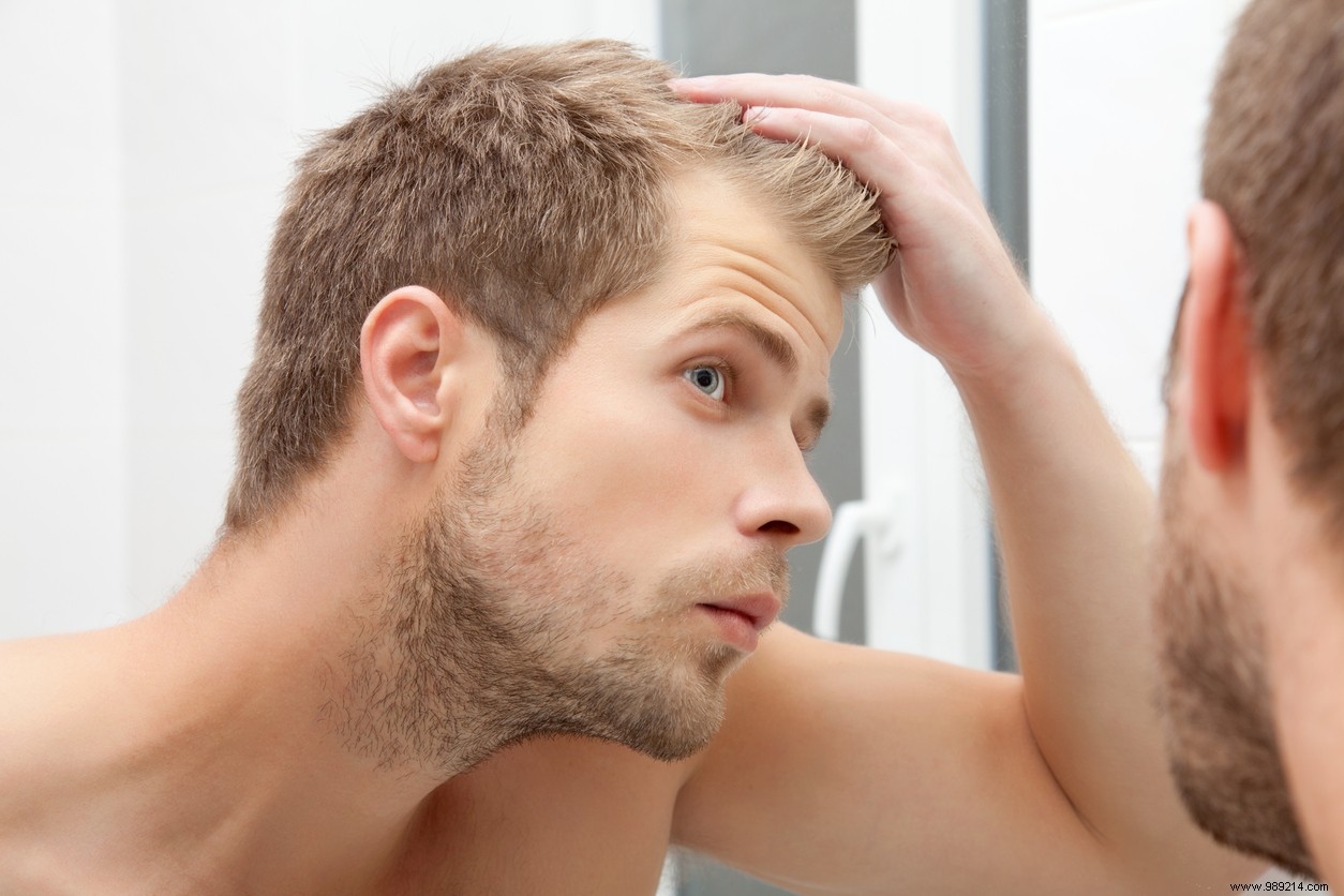 When an experimental treatment causes a profound change in hair color 