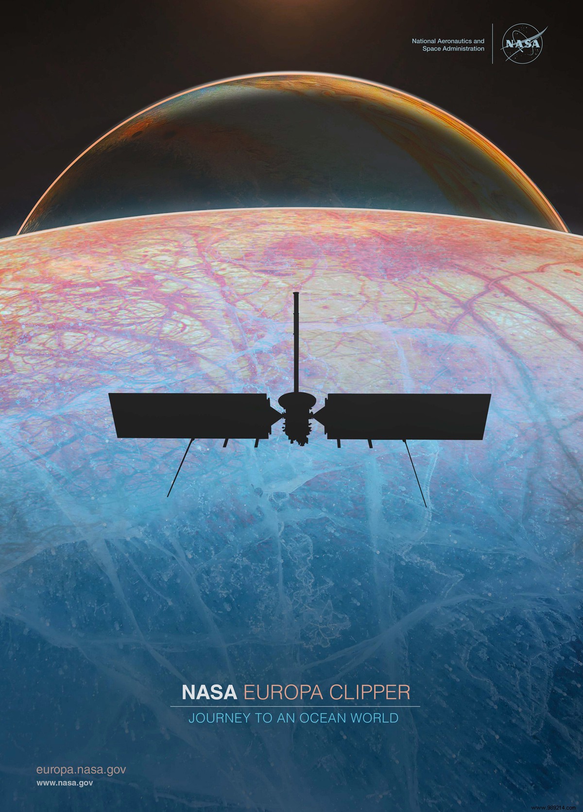 NASA releases a poster for its Europa Clipper mission 