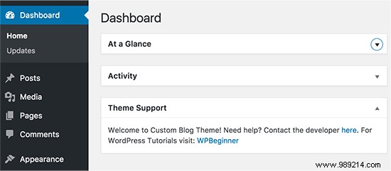 How to create a customer dashboard in WordPress