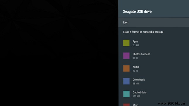 How to add more storage space to Android TV