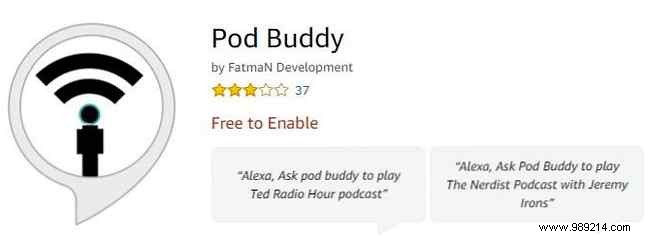 Listening to Podcasts Using Your Amazon Echo