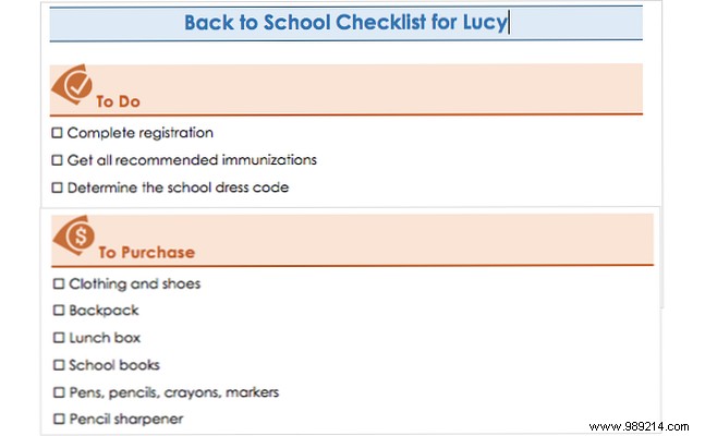 15 Checklist, Schedule and Planner Templates for Students