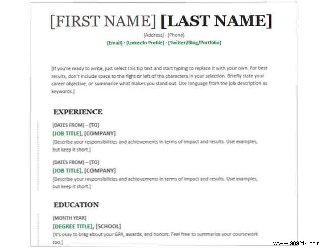 20 Free Word Resume Templates to Help You Land a Job