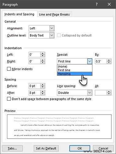 How to create an annotated bibliography in Microsoft Word
