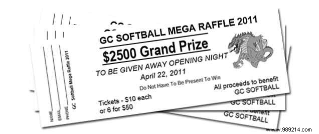 How to get a free raffle ticket template for Microsoft Word