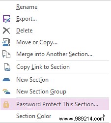 How to keep your OneNote notes secret and secure