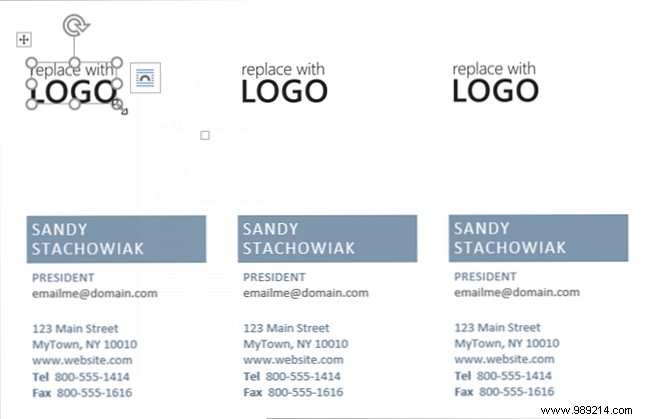 How to make free business cards in Microsoft Word with templates