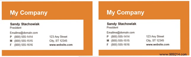 How to make free business cards in Microsoft Word with templates