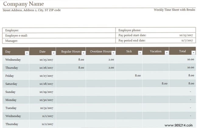 Need a timesheet template to track your hours? Here are 12!