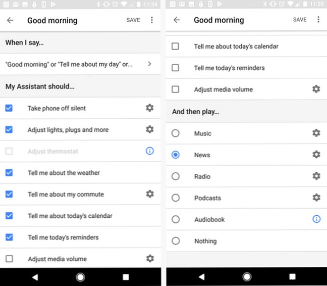 Using Google Assistant routines to automate your morning, noon, and night