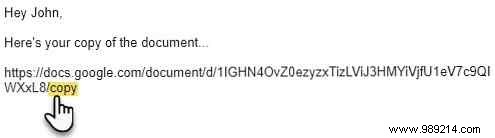 Use this Make a Copy trick when sharing Google Drive documents