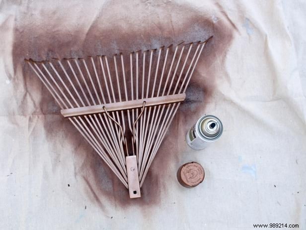 How to Make a Fall Rake Wreath