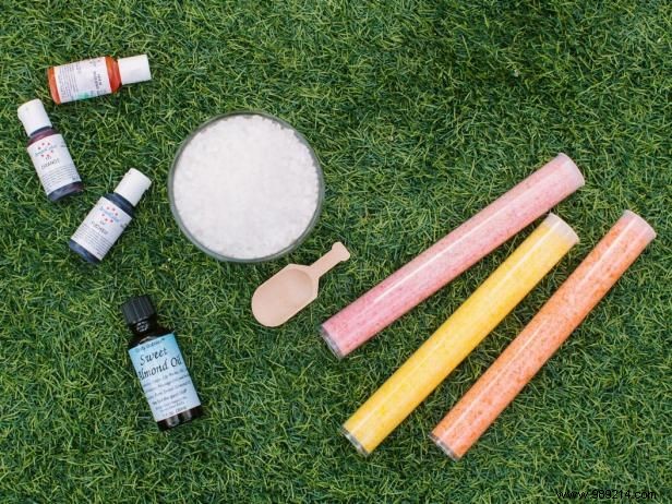 How to make almond essence bath salt