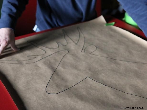 How to make an oversized silhouette string art