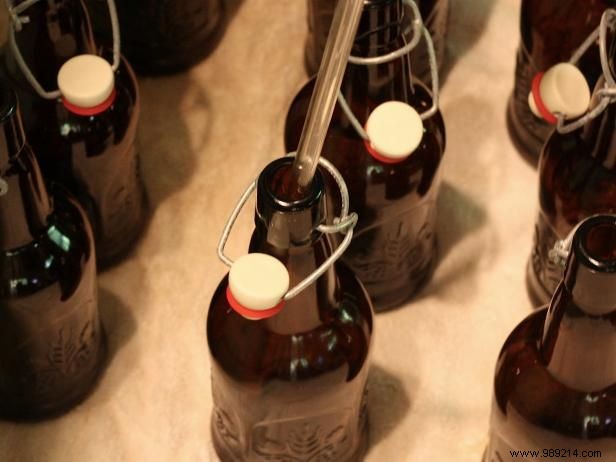 Just do it like making hard cider at home