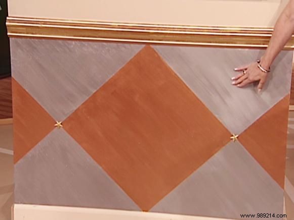 Metallic finishes for walls